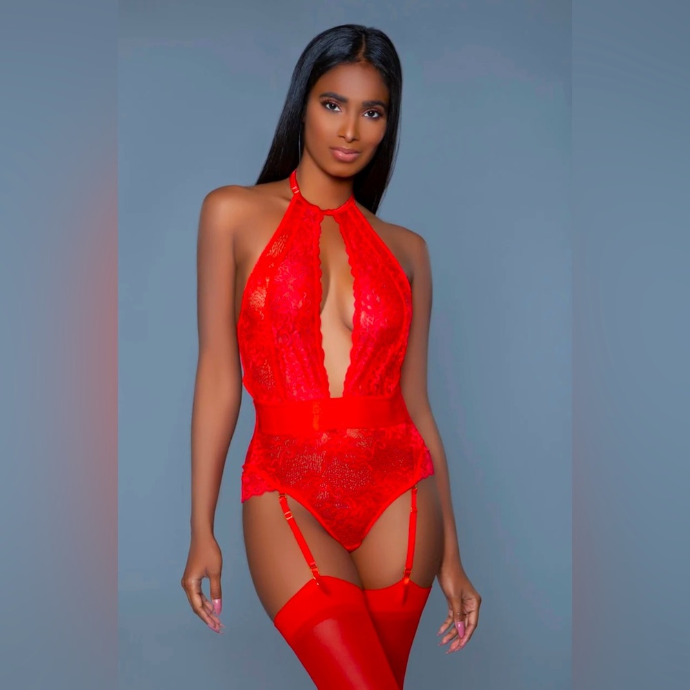 Fifth&Femme Red Ophelia Bodysuit